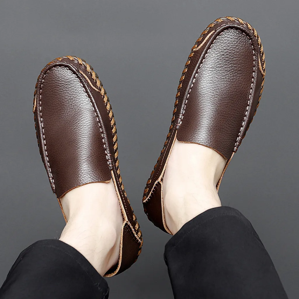 mocassim masculina marrom escuro